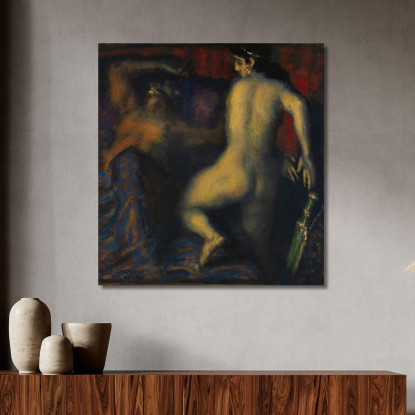 Giuditta E Oloferne Franz von Stuck fvs44 quadro stampato su tela