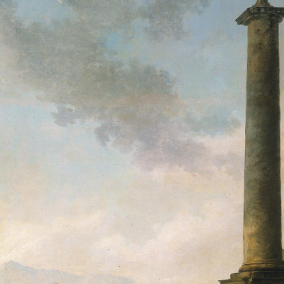 La Colonna Hubert Robert hrb94 quadro stampato su tela