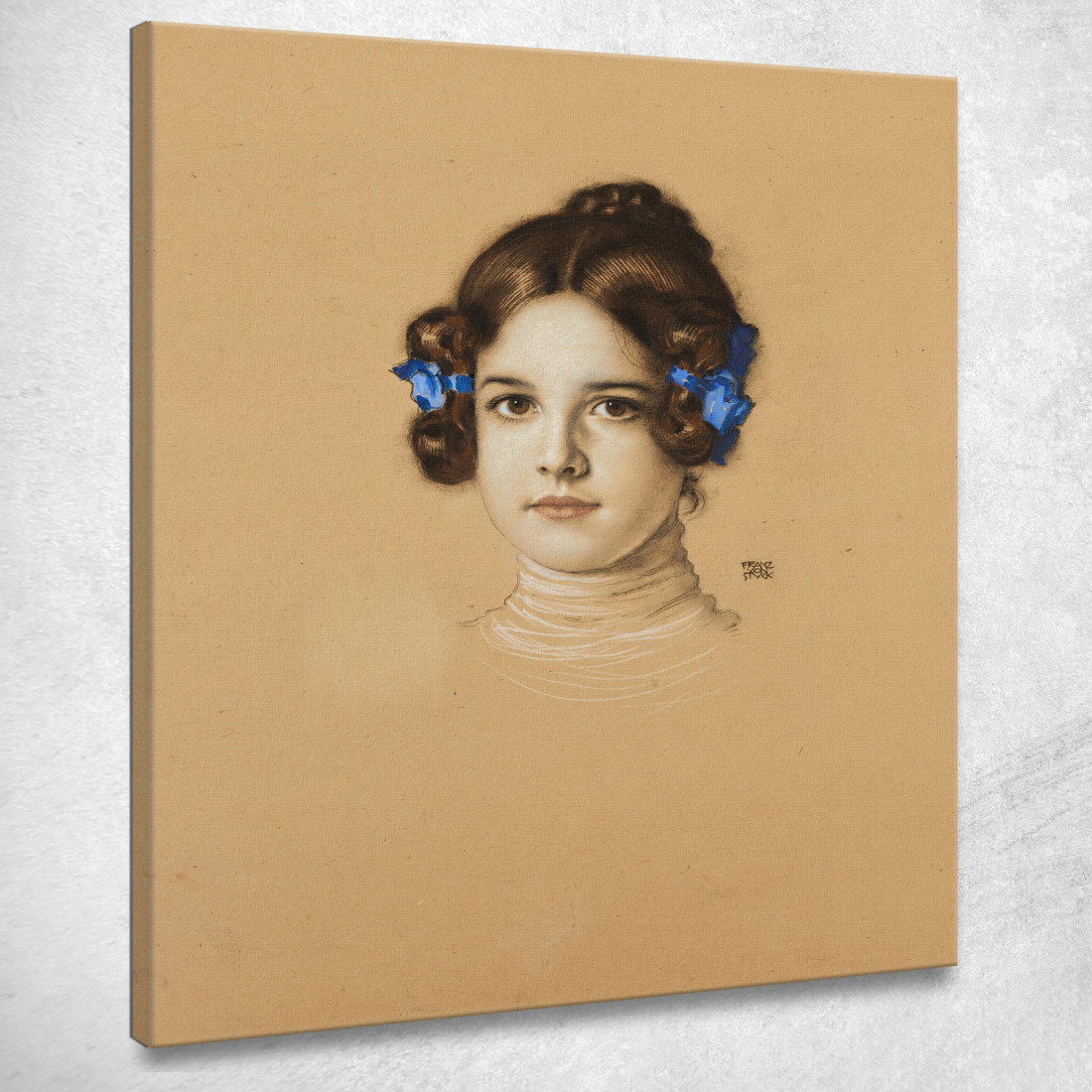 Mary Stuck La Figlia Dell'Artista Franz von Stuck fvs51 quadro stampato su tela Mary Stuck La Figlia Dell'Artista Franz von Stuck fvs51 quadro stampato su tela