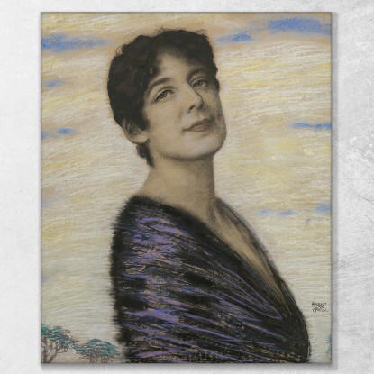 Mary Di Bloccato 2 Franz von Stuck fvs52 quadro stampato su tela