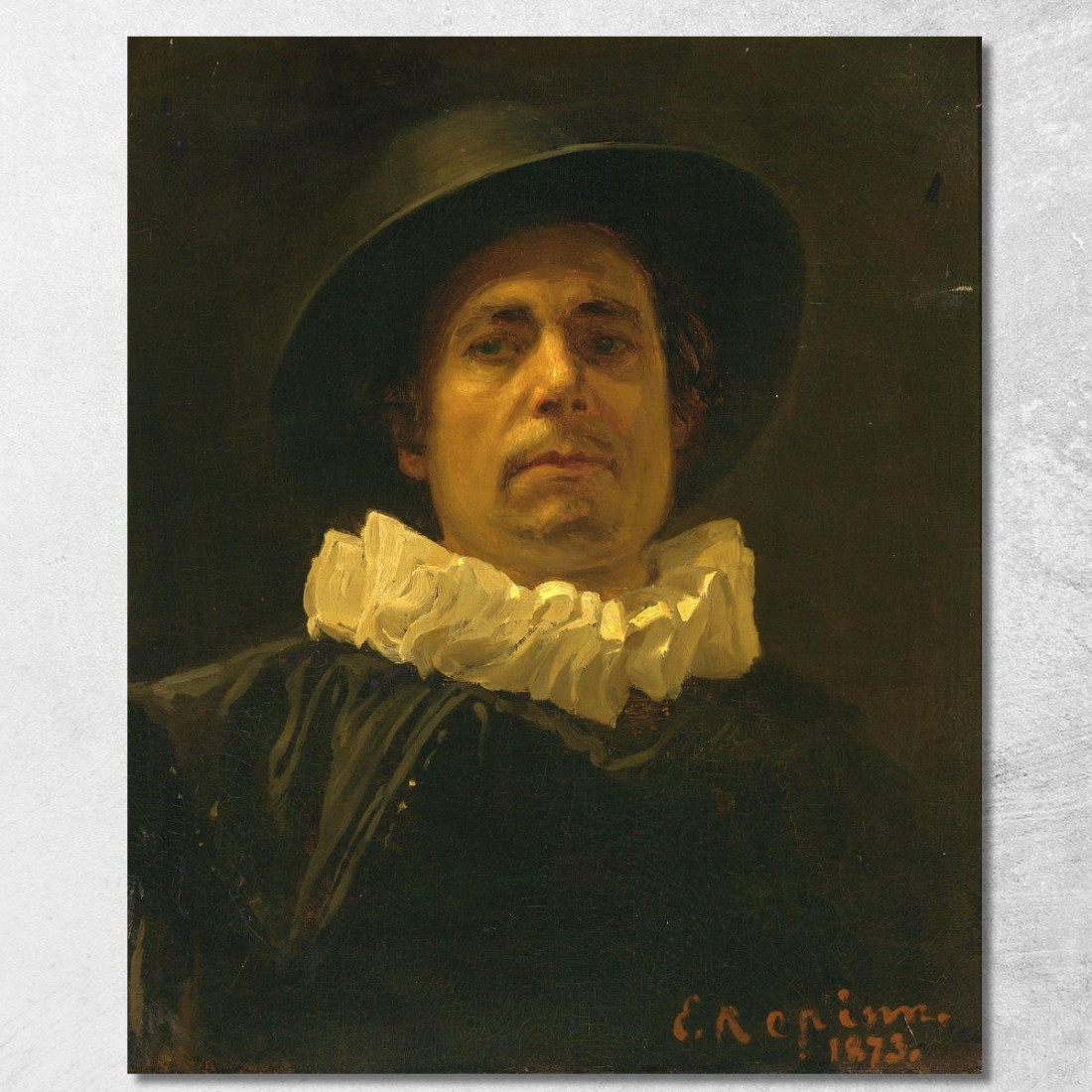 Studio Per Un Uomo In Costume Spagnolo Ilya Efimovich Repin ier20 quadro stampato su tela