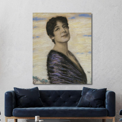Mary Di Bloccato 2 Franz von Stuck fvs52 quadro stampato su tela