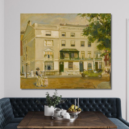 Cadogan Place Belgravia Londra Jacques-Émile Blanche jeb3 quadro stampato su tela