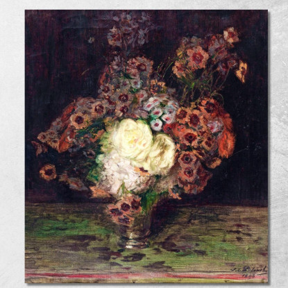 Fiori In Un Vaso Jacques-Émile Blanche jeb10 quadro stampato su tela