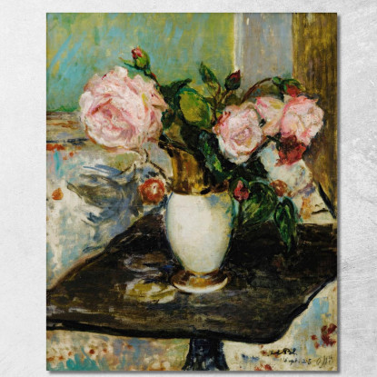 Fiori In Un Vaso Jacques-Émile Blanche jeb11 quadro stampato su tela