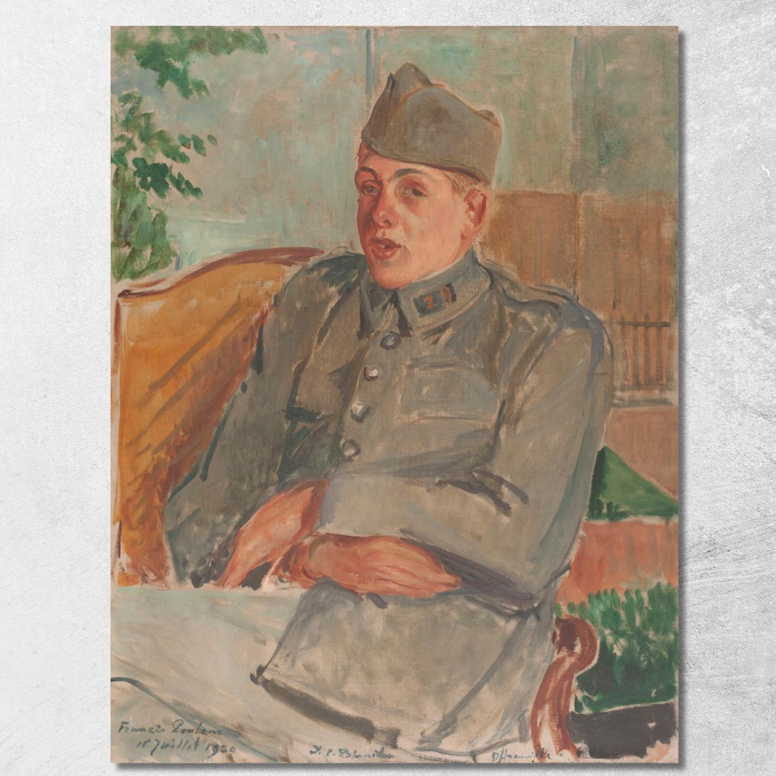 Ritratto Di Francis Poulenc Jacques-Émile Blanche jeb27 quadro stampato su tela Ritratto Di Francis Poulenc Jacques-Émile Blanche jeb27 quadro stampato su tela