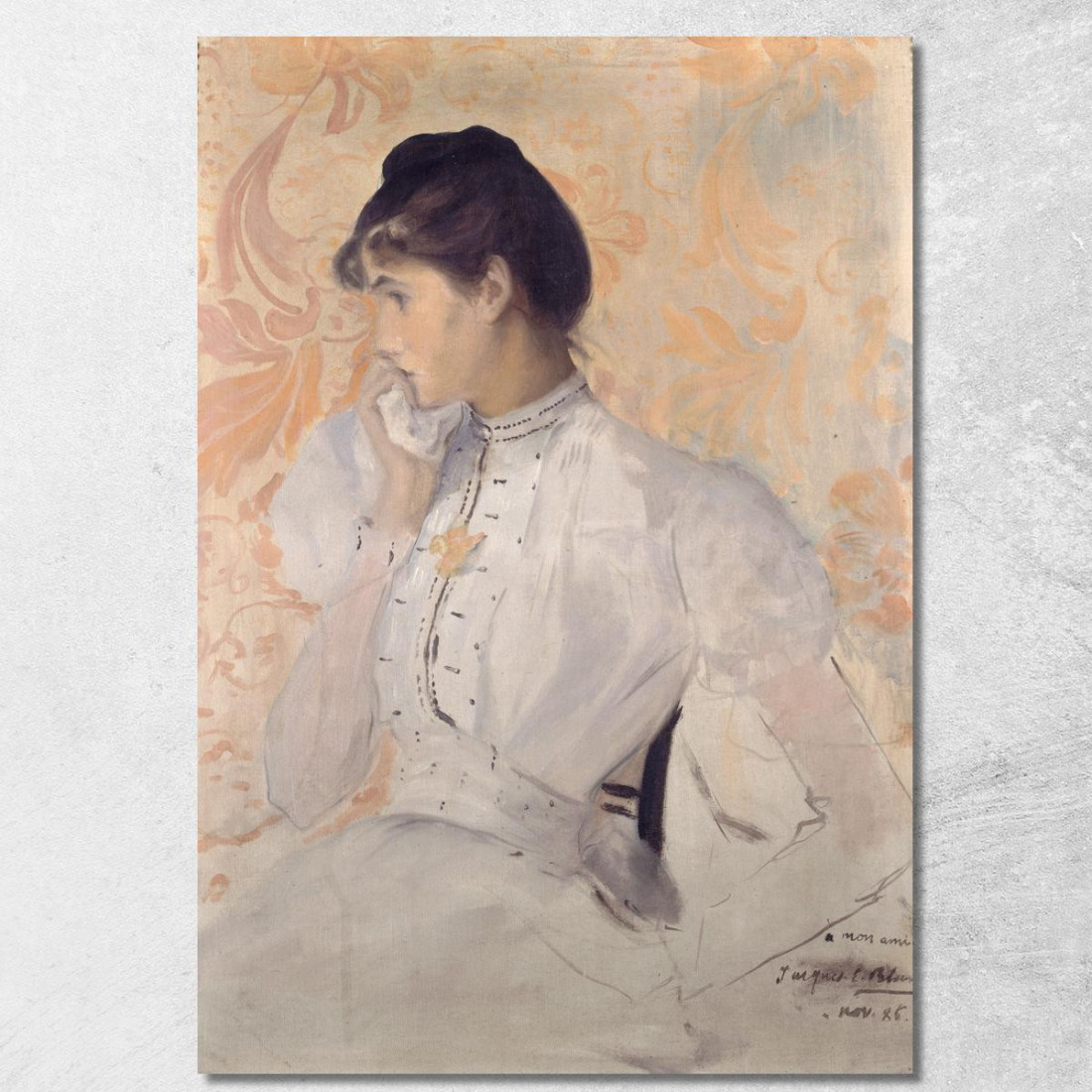 Presunto Ritratto Di Henriette Chabot Jacques-Émile Blanche jeb45 quadro stampato su tela Presunto Ritratto Di Henriette Chabot Jacques-Émile Blanche jeb45 quadro stampato su tela