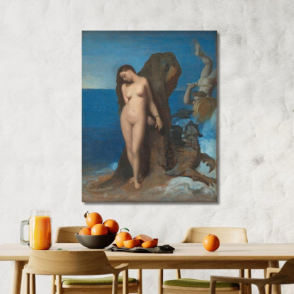 Perseo E Andromeda Jean Auguste Dominique Ingres jad28 quadro stampato su tela