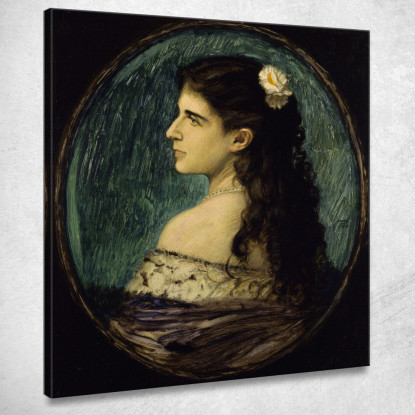 Ritratto Di Marianne Perla Franz von Stuck fvs70 quadro stampato su tela