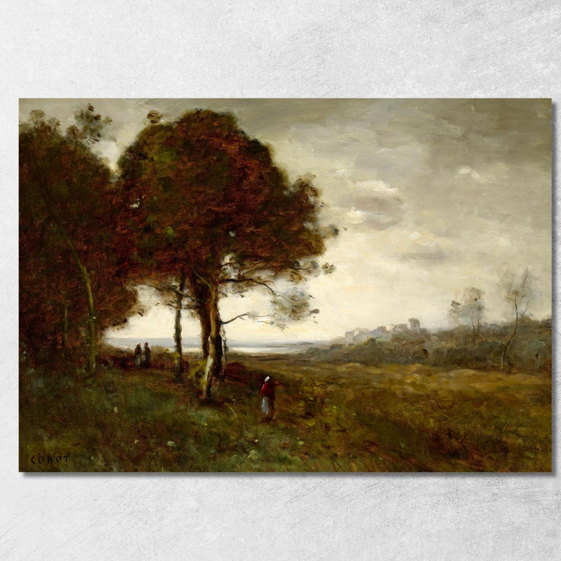Un Torrente A Romagnes Jean-Baptiste-Camille Corot jbc6 quadro stampato su tela Un Torrente A Romagnes Jean-Baptiste-Camille Corot jbc6 quadro stampato su tela