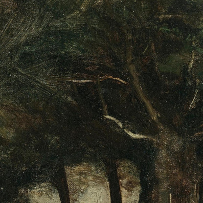 Sentiero Cavo Di Boulogne-Sur-Mer Dominato Dagli Alberi Jean-Baptiste-Camille Corot jbc25 quadro stampato su tela