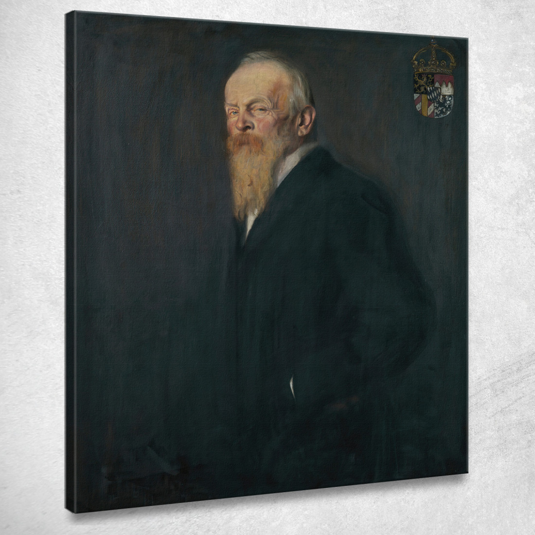 Il Principe Reggente Luitpold Di Baviera Franz von Stuck fvs77 quadro stampato su tela Il Principe Reggente Luitpold Di Baviera Franz von Stuck fvs77 quadro stampato su tela
