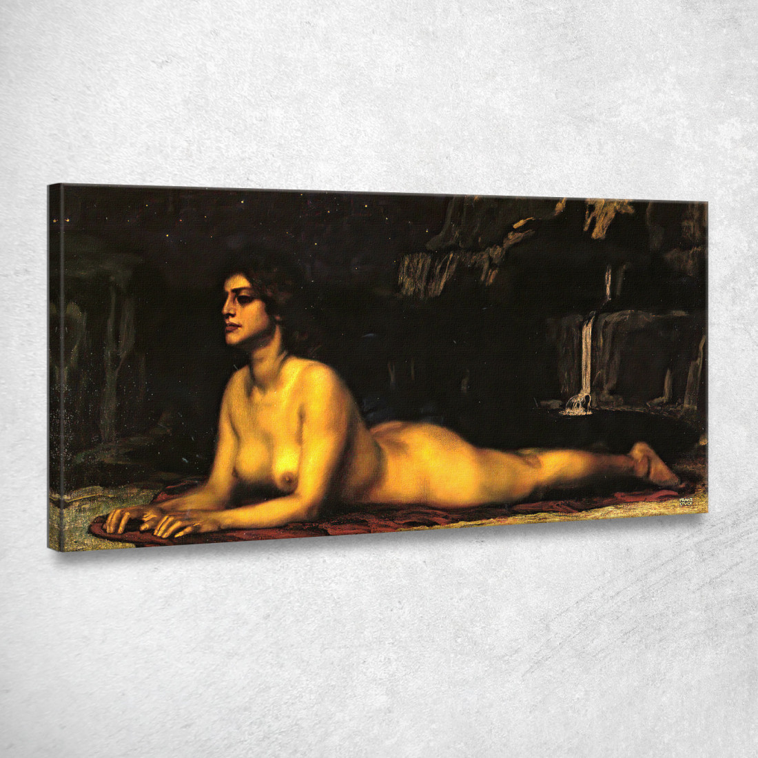 Sfinge Franz von Stuck fvs88 quadro stampato su tela Sfinge Franz von Stuck fvs88 quadro stampato su tela