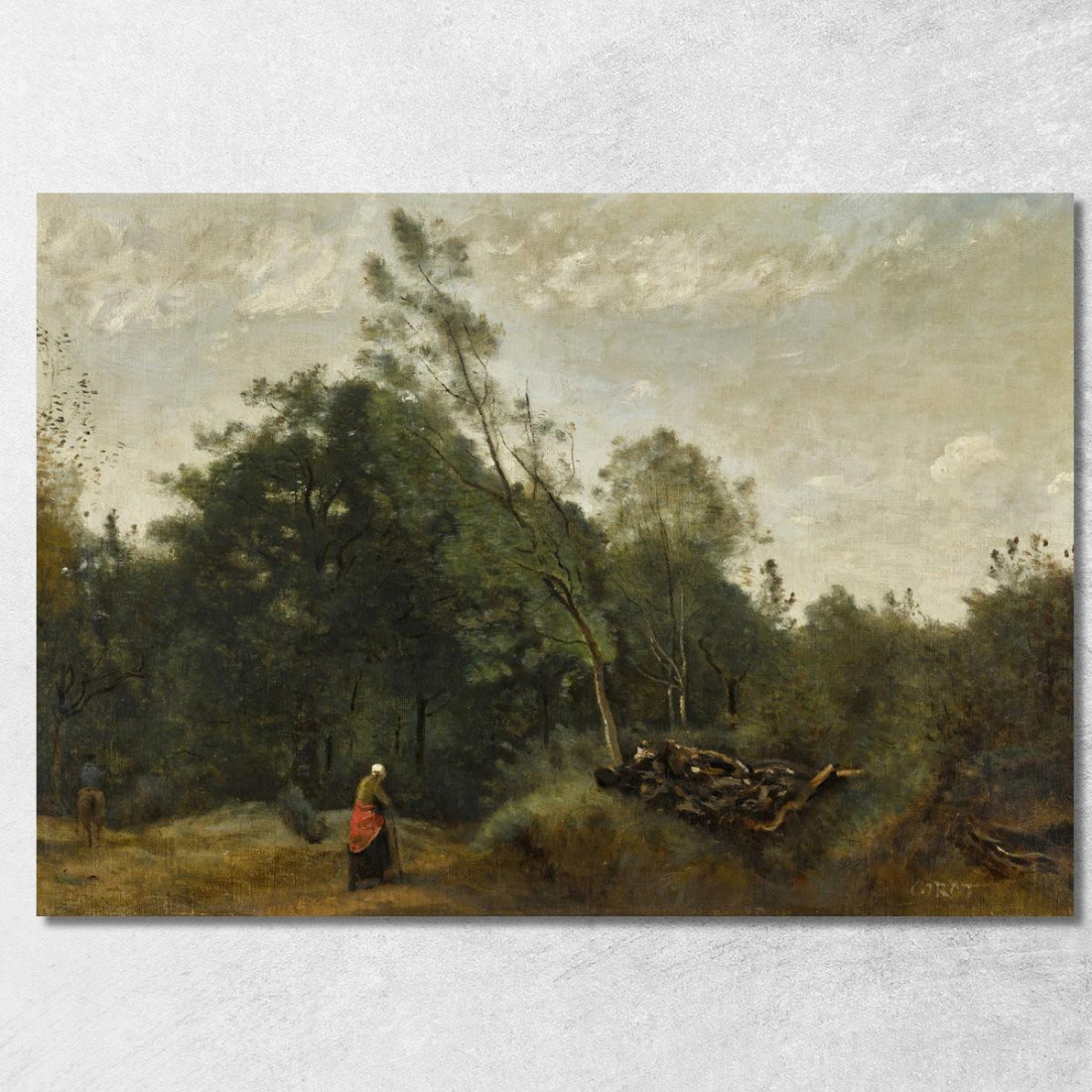 Ai Margini Del Bosco Nel Limosino Jean-Baptiste-Camille Corot jbc151 quadro stampato su tela