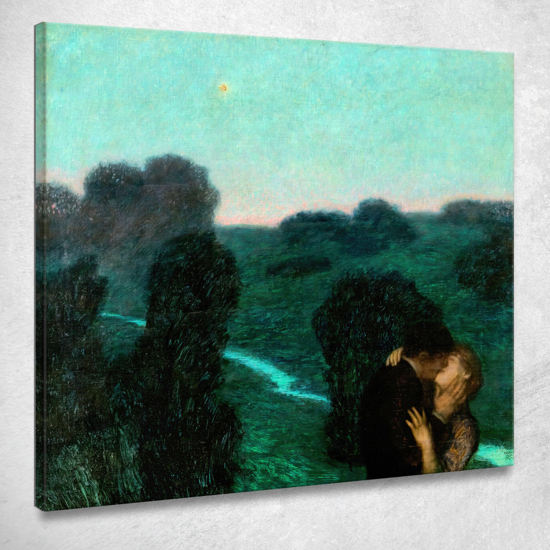 La Stella Della Sera Franz von Stuck fvs91 quadro stampato su tela La Stella Della Sera Franz von Stuck fvs91 quadro stampato su tela