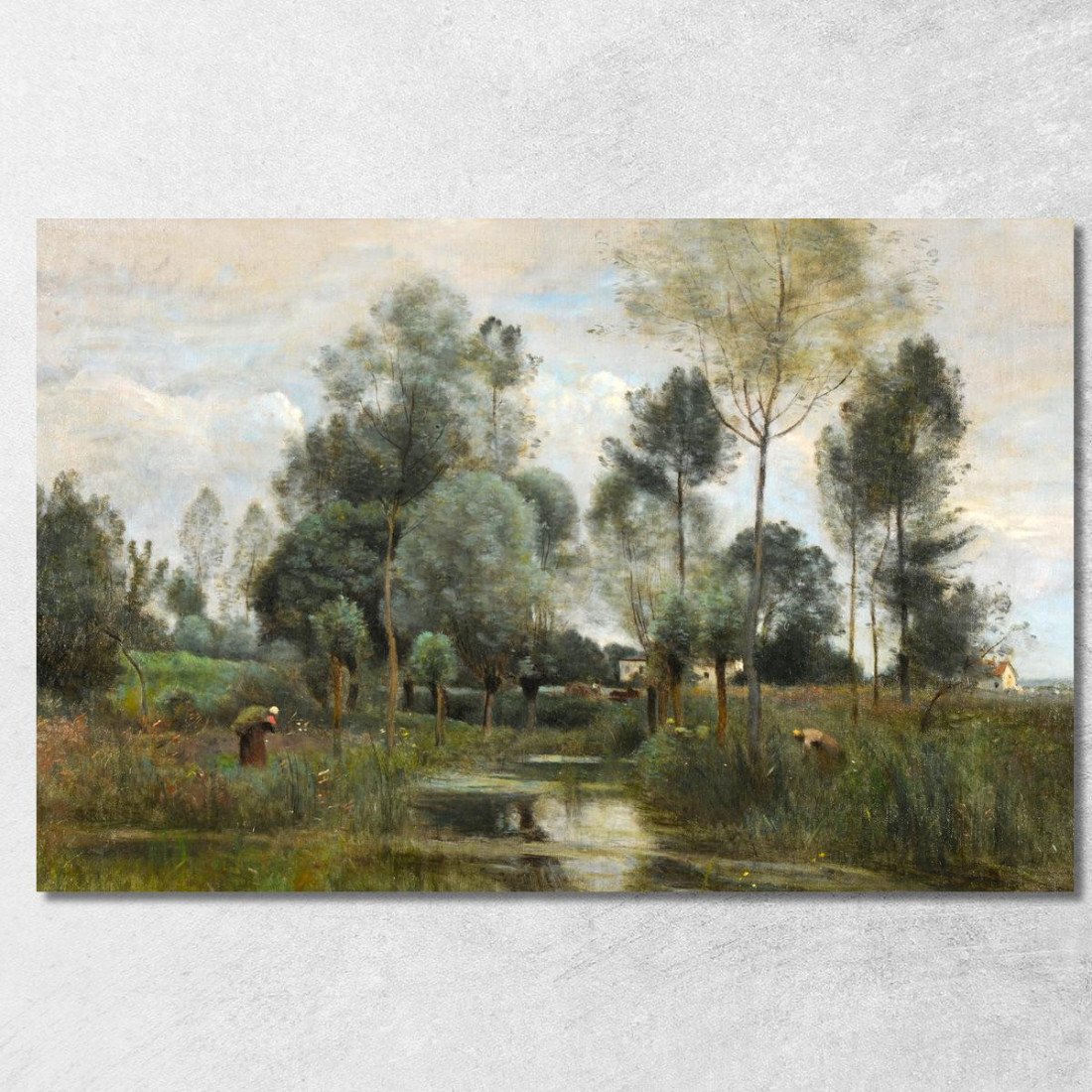 Primavera. Il Boschetto Di Salici Jean-Baptiste-Camille Corot jbc207 quadro stampato su tela