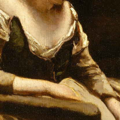 La Lettera Jean-Baptiste-Camille Corot jbc255 quadro stampato su tela