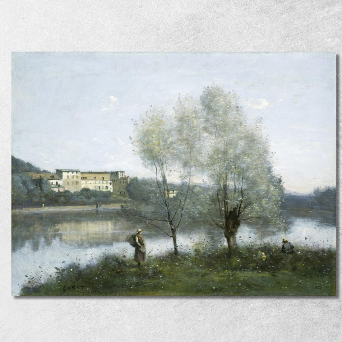 Ville-D'Avray Jean-Baptiste-Camille Corot jbc301 quadro stampato su tela