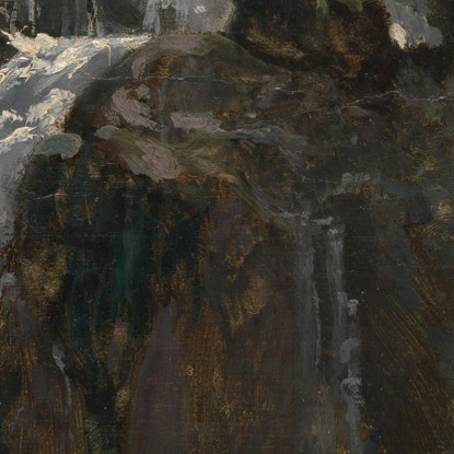 Cascata A Terni Jean-Baptiste-Camille Corot jbc305 quadro stampato su tela