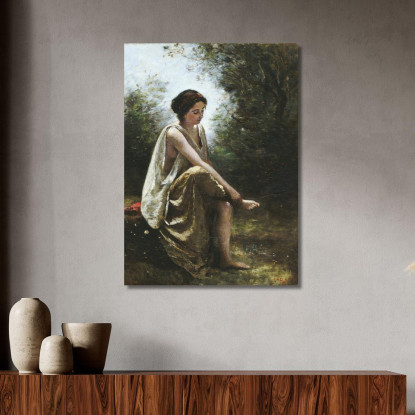 Euridice Ferita Jean-Baptiste-Camille Corot jbc311 quadro stampato su tela