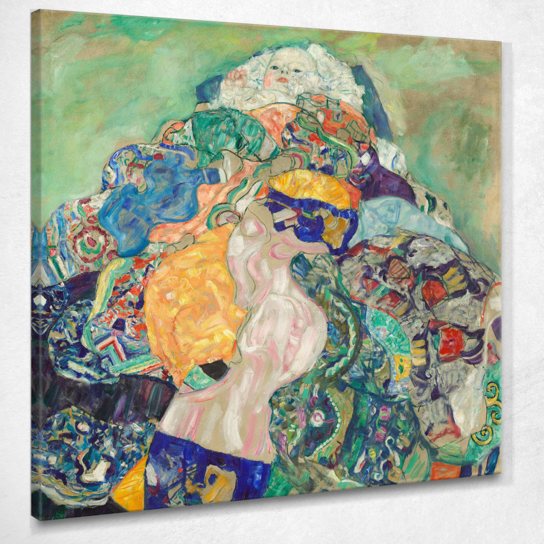 La Culla Gustav Klimt kg6 quadro stampato su tela