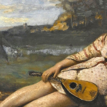 Giovani Donne Di Sparta Jean-Baptiste-Camille Corot jbc316 quadro stampato su tela