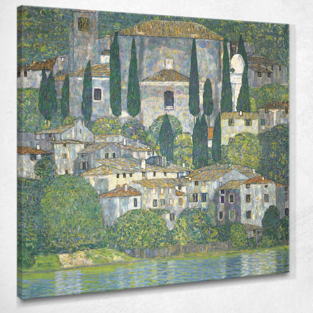 La Chiesa Di Cassone Gustav Klimt kg10 quadro stampato su tela La Chiesa Di Cassone Gustav Klimt kg10 quadro stampato su tela