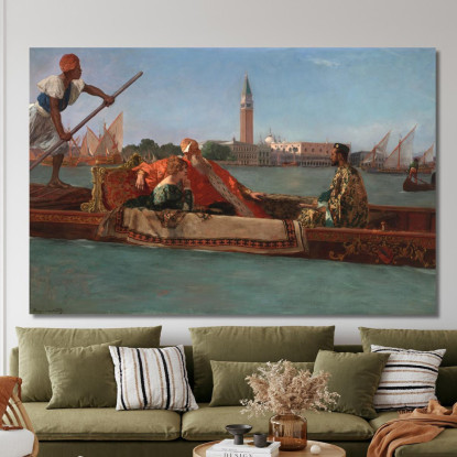 Doge Di Venezia Jean-Joseph-Benjamin Constant jjb5 quadro stampato su tela