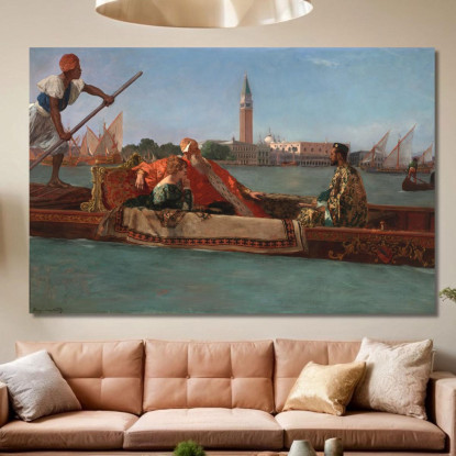 Doge Di Venezia Jean-Joseph-Benjamin Constant jjb5 quadro stampato su tela