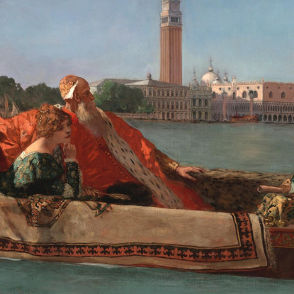 Doge Di Venezia Jean-Joseph-Benjamin Constant jjb5 quadro stampato su tela