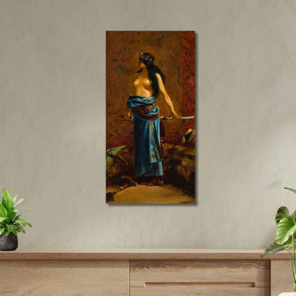 Giuditta 3 Jean-Joseph-Benjamin Constant jjb8 quadro stampato su tela