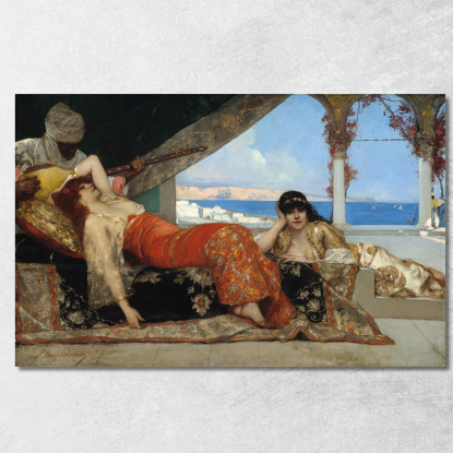 Il Favorito Dell'Emiro Jean-Joseph-Benjamin Constant jjb22 quadro stampato su tela