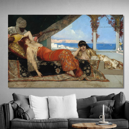 Il Favorito Dell'Emiro Jean-Joseph-Benjamin Constant jjb22 quadro stampato su tela