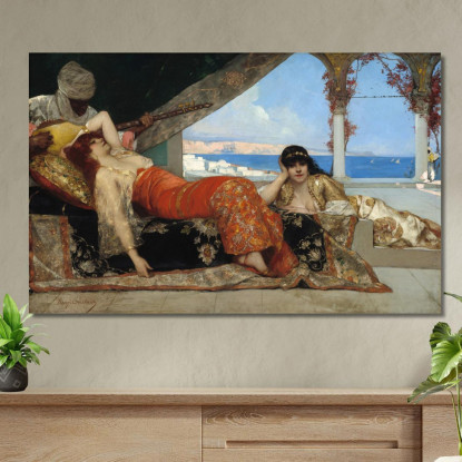 Il Favorito Dell'Emiro Jean-Joseph-Benjamin Constant jjb22 quadro stampato su tela