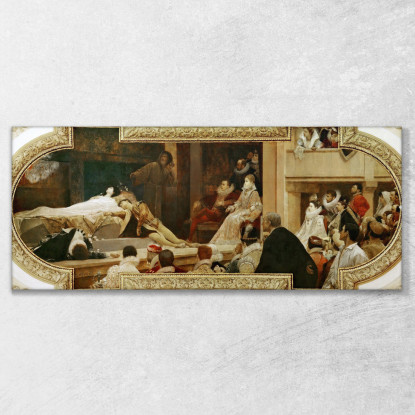 La Morte Di Romeo E Giulietta Gustav Klimt kg14 quadro stampato su tela
