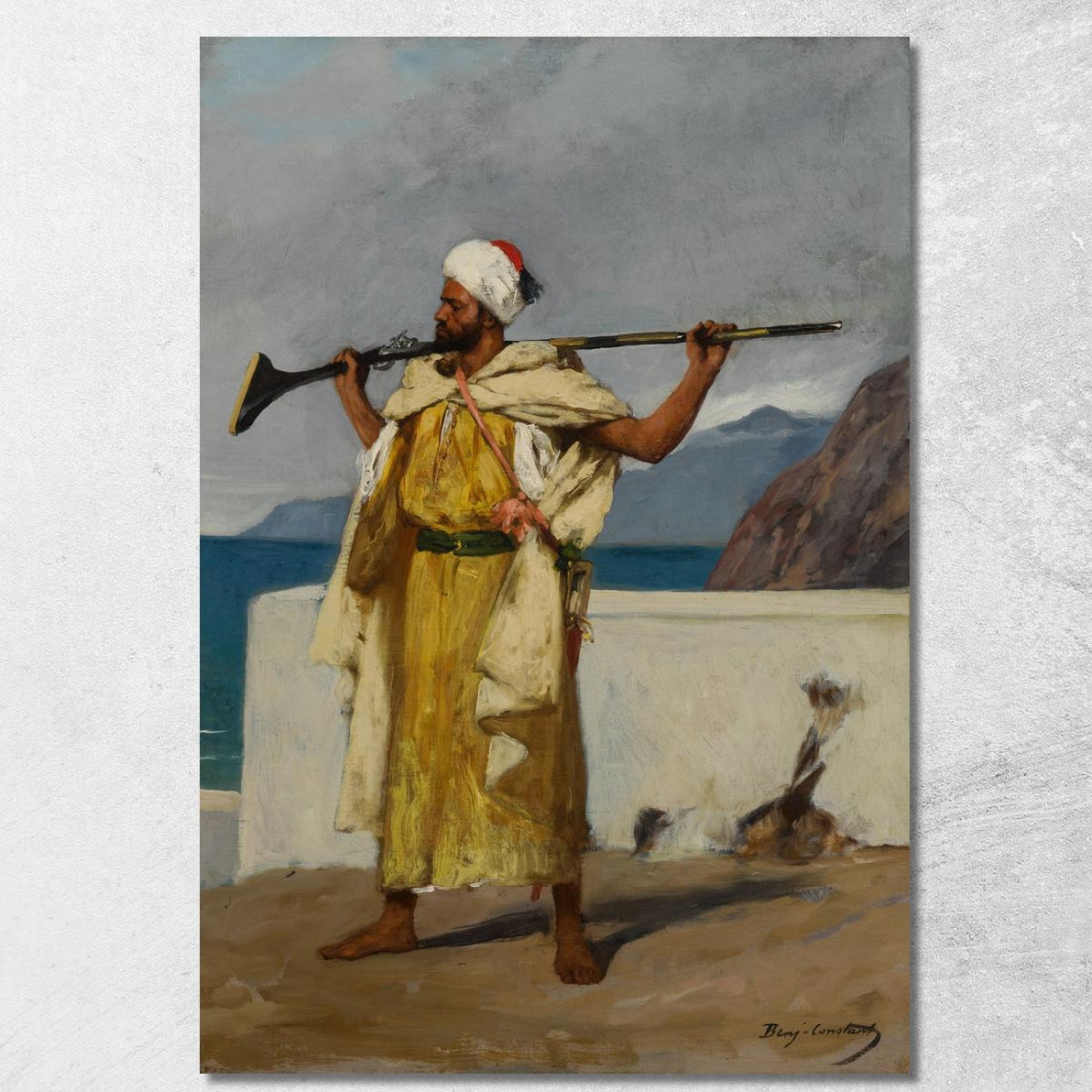 La Guardia Jean-Joseph-Benjamin Constant jjb23 quadro stampato su tela La Guardia Jean-Joseph-Benjamin Constant jjb23 quadro stampato su tela
