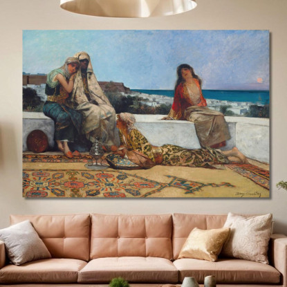 Ore Del Crepuscolo Jean-Joseph-Benjamin Constant jjb27 quadro stampato su tela