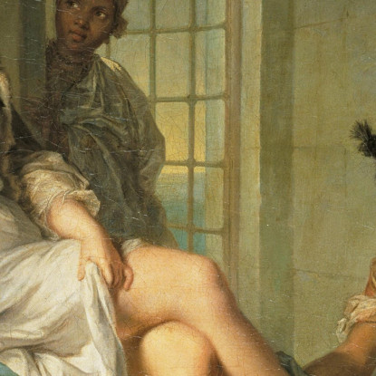 Mademoiselle De Clermont Come Sultana Jean-Marc Nattier jmn10 quadro stampato su tela