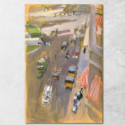 Quinta Strada New York Joaquín Sorolla jsr37 quadro stampato su tela