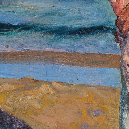 Pescatrice Con Suo Figlio Joaquín Sorolla jsr40 quadro stampato su tela