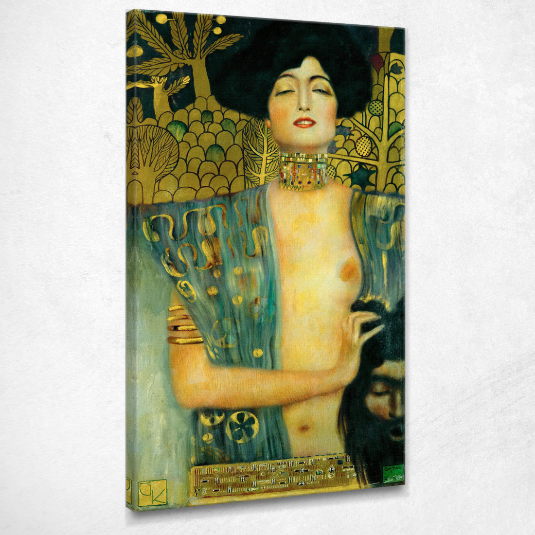Oloferne E Giuditta Gustav Klimt kg27 quadro stampato su tela Oloferne E Giuditta Gustav Klimt kg27 quadro stampato su tela
