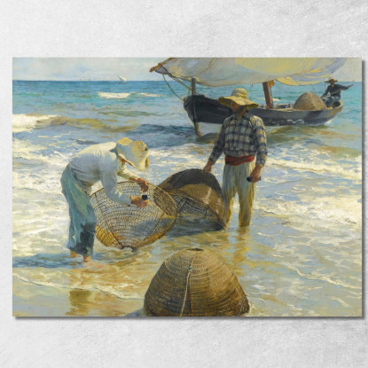 Pescatori Valenciani Pescatori Valenciani Joaquín Sorolla jsr76 quadro stampato su tela