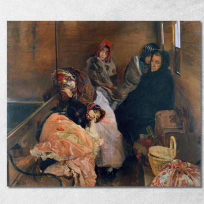 Commercio Di Schiavi Bianchi Joaquín Sorolla jsr122 quadro stampato su tela