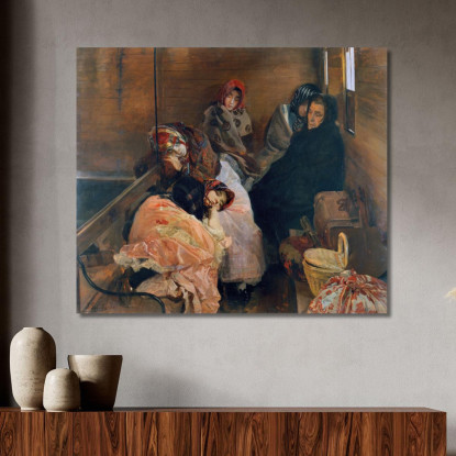 Commercio Di Schiavi Bianchi Joaquín Sorolla jsr122 quadro stampato su tela