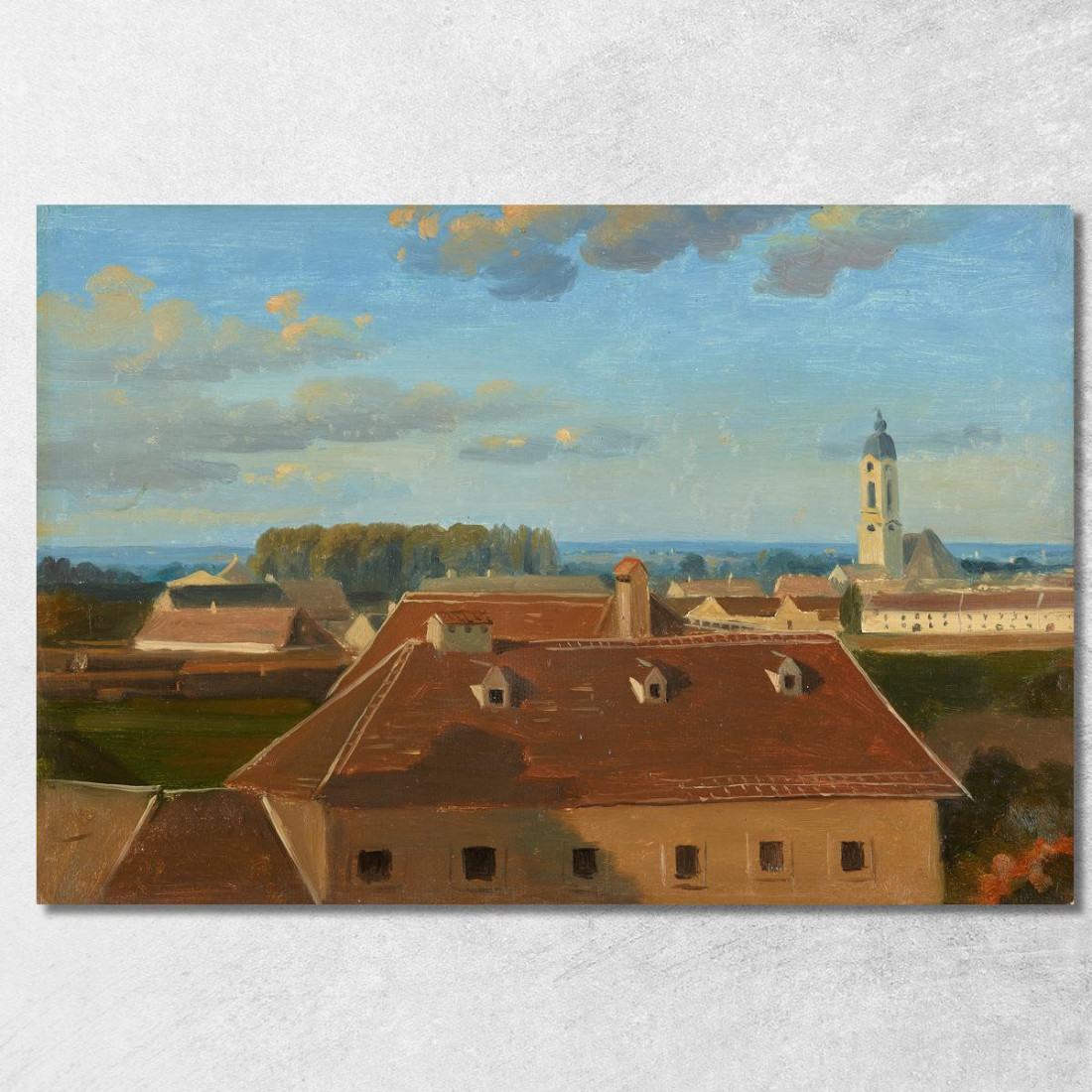 Vista Sullo Schanzel Fino All'Augarten Johann Peter Krafft jpk6 quadro stampato su tela Vista Sullo Schanzel Fino All'Augarten Johann Peter Krafft jpk6 quadro stampato su tela