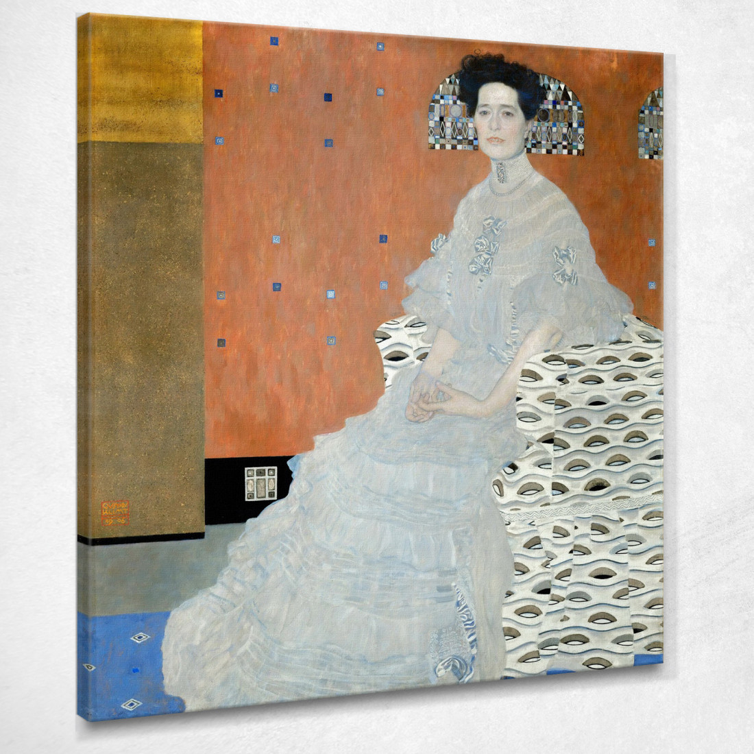Ritratto Di Fritza Riedler Gustav Klimt kg48 quadro stampato su tela Ritratto Di Fritza Riedler Gustav Klimt kg48 quadro stampato su tela