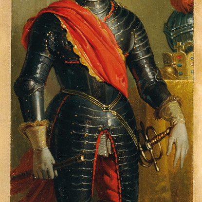 L'Imperatore Ferdinando Ii In Piedi Johann Peter Krafft jpk30 quadro stampato su tela