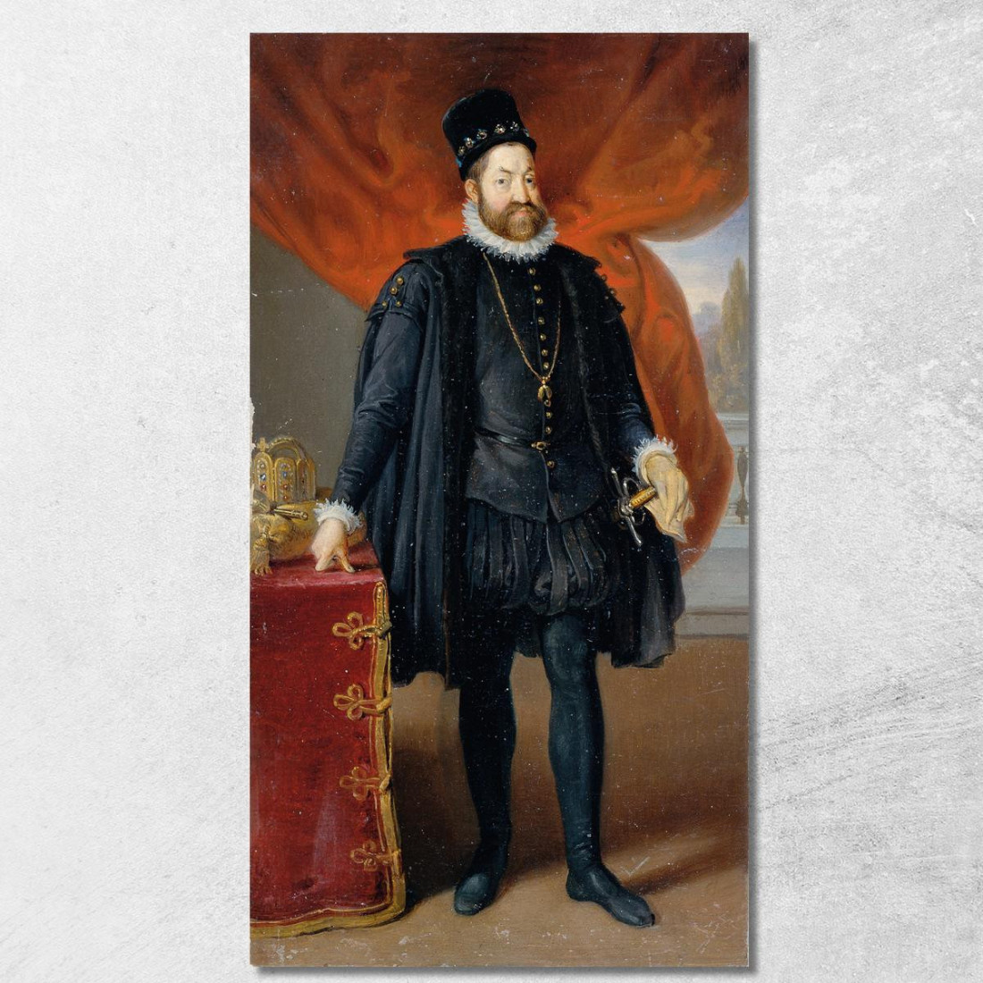 L'Imperatore Rodolfo Ii. Johann Peter Krafft jpk35 quadro stampato su tela L'Imperatore Rodolfo Ii. Johann Peter Krafft jpk35 quadro stampato su tela