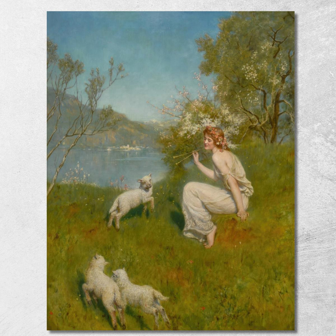 Ninfa Dei Boschi John Collier jcl26 quadro stampato su tela Ninfa Dei Boschi John Collier jcl26 quadro stampato su tela