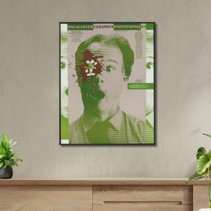 Invito Alla Ceramica Macalester 83 Lanny Sommese lsm15 quadro stampato su tela
